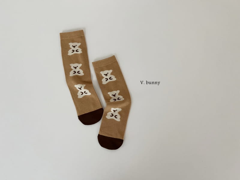 V Bunny - Korean Children Fashion - #discoveringself - Cookie Socks Set - 4