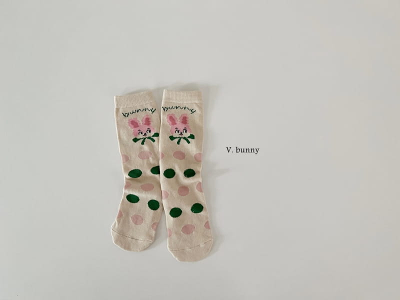 V Bunny - Korean Children Fashion - #fashionkids - Moi Socks Set - 2