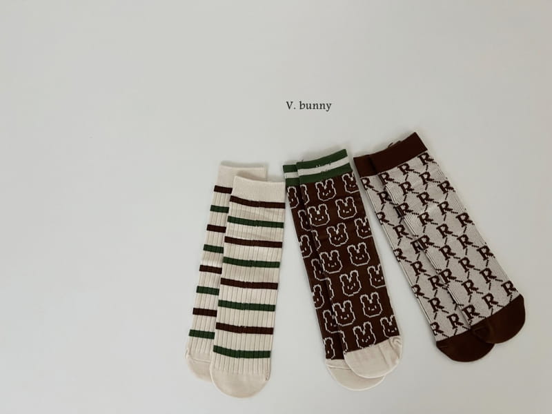 V Bunny - Korean Children Fashion - #kidsshorts - Lulu Socks Set - 10