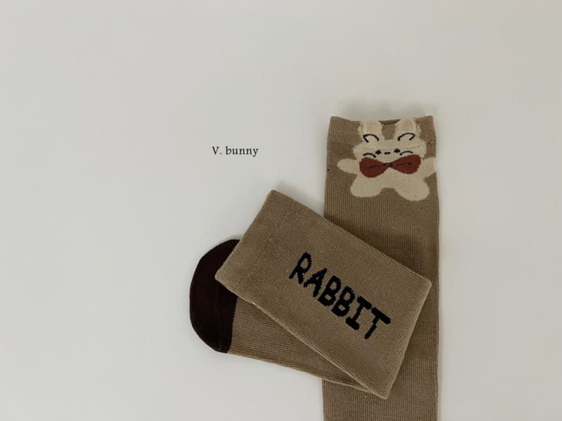 V Bunny - Korean Children Fashion - #littlefashionista - Shadow Socks Set - 3