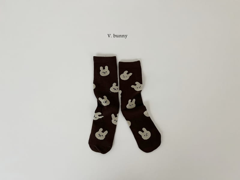 V Bunny - Korean Children Fashion - #littlefashionista - Shadow Socks Set - 4