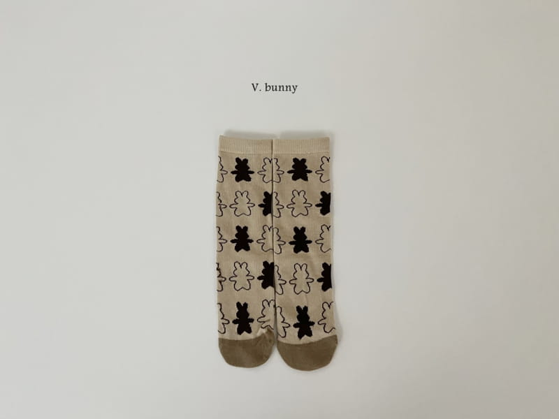 V Bunny - Korean Children Fashion - #prettylittlegirls - Shadow Socks Set - 6