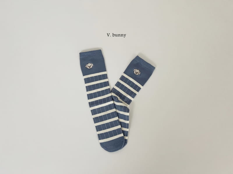 V Bunny - Korean Children Fashion - #stylishchildhood - Embrodiery Socks Set - 7