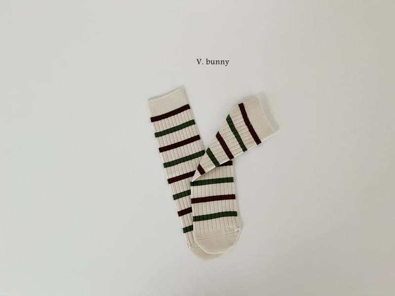 V Bunny - Korean Children Fashion - #toddlerclothing - Lulu Socks Set - 4