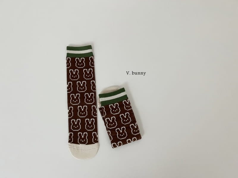 V Bunny - Korean Children Fashion - #todddlerfashion - Lulu Socks Set - 2