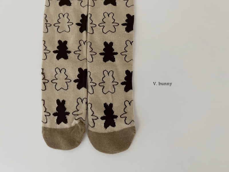 V Bunny - Korean Children Fashion - #todddlerfashion - Shadow Socks Set - 7