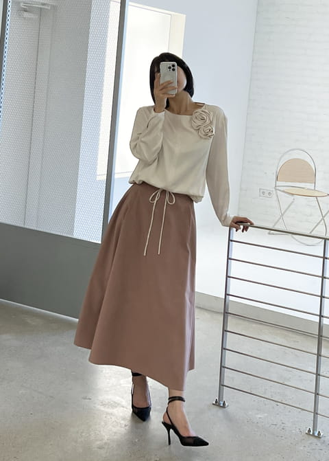 Verni - Korean Women Fashion - #momslook - Pra Skirt - 3