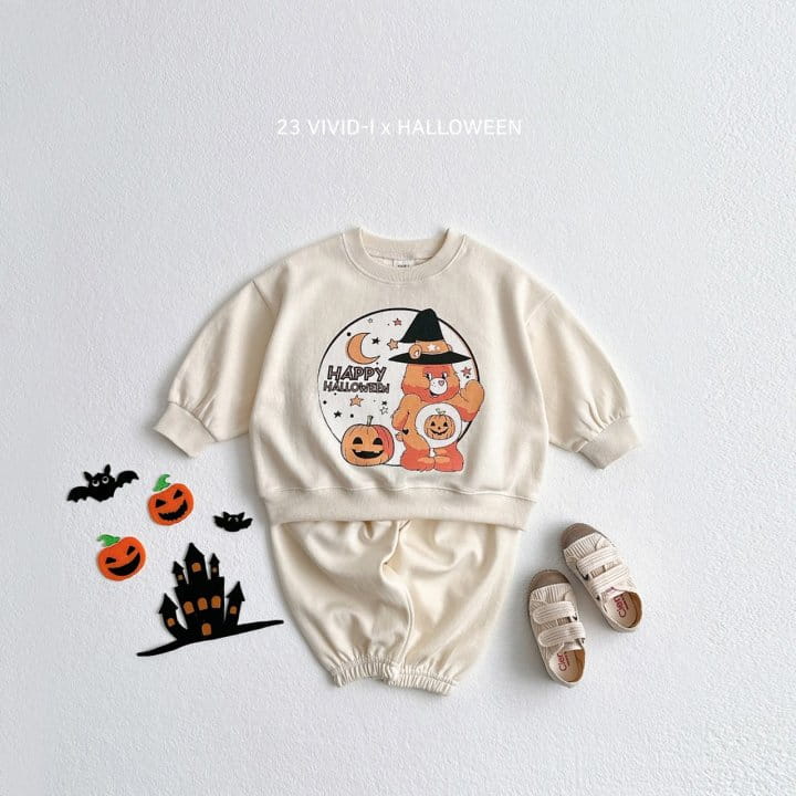 Vivid I - Korean Children Fashion - #Kfashion4kids - Happy Halloween Sweatshirt - 5