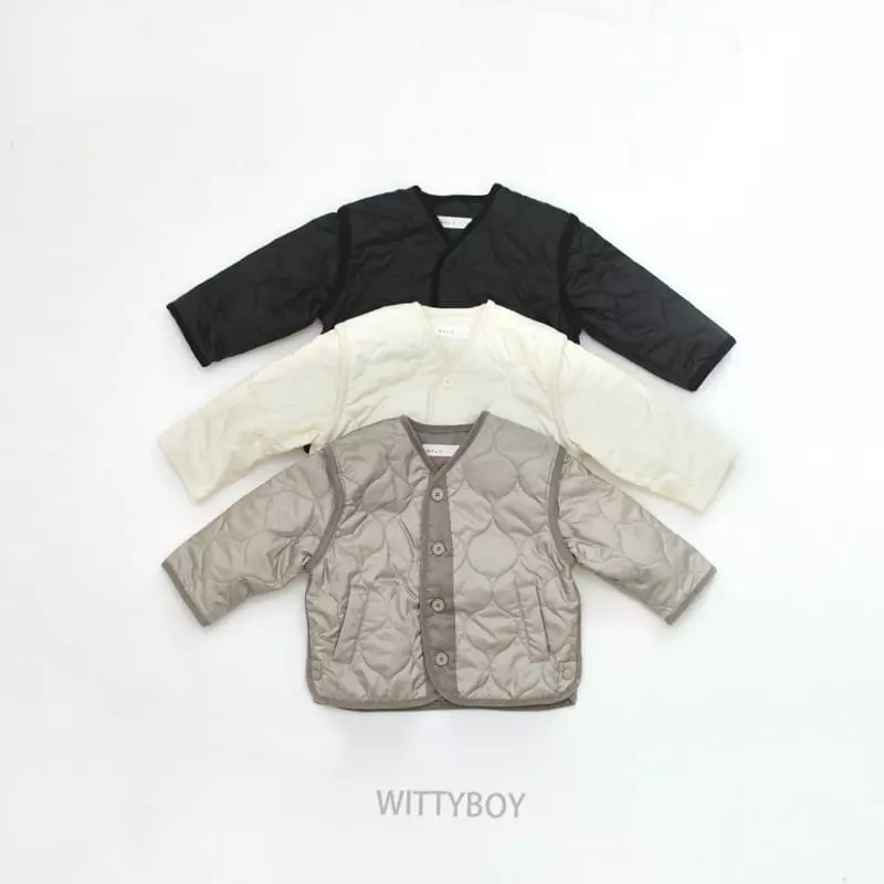 Witty Boy - Korean Children Fashion - #designkidswear - Holic Quilting Jumper - 2