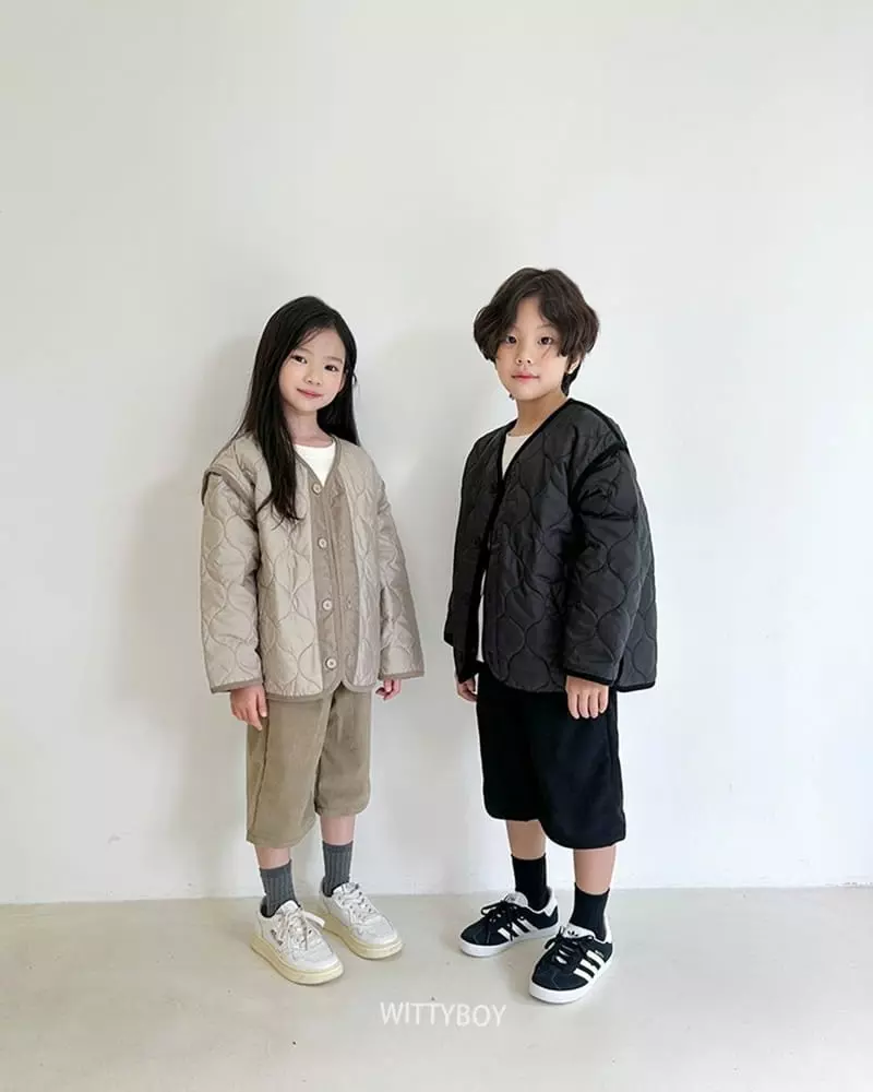 Witty Boy - Korean Children Fashion - #littlefashionista - Holic Quilting Jumper - 9