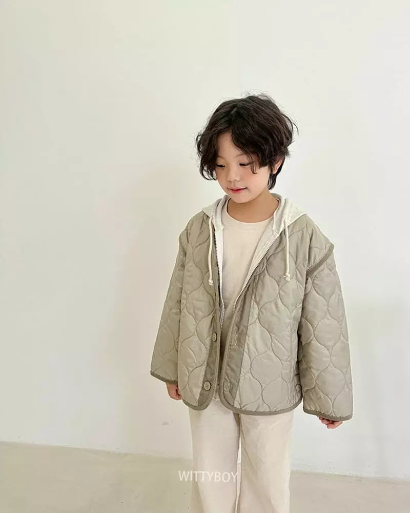 Witty Boy - Korean Children Fashion - #minifashionista - Holic Quilting Jumper - 11