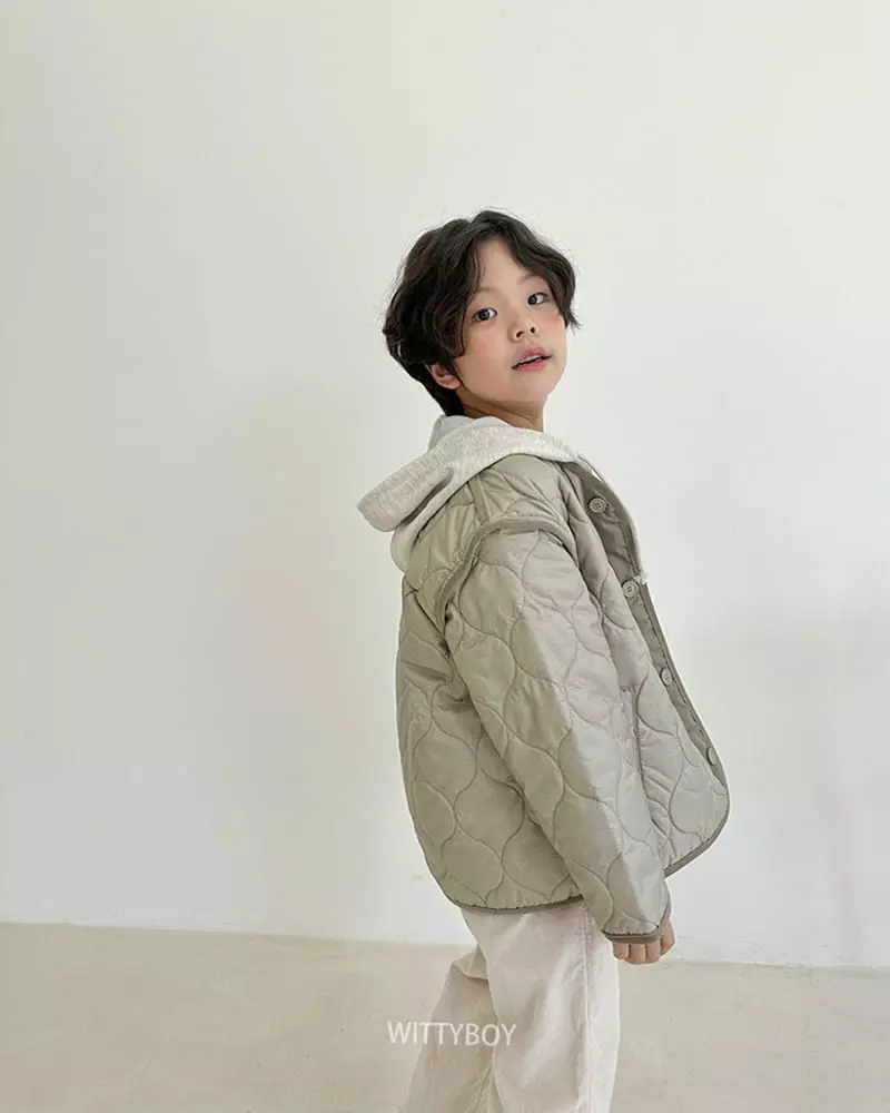 Witty Boy - Korean Children Fashion - #prettylittlegirls - Holic Quilting Jumper - 12