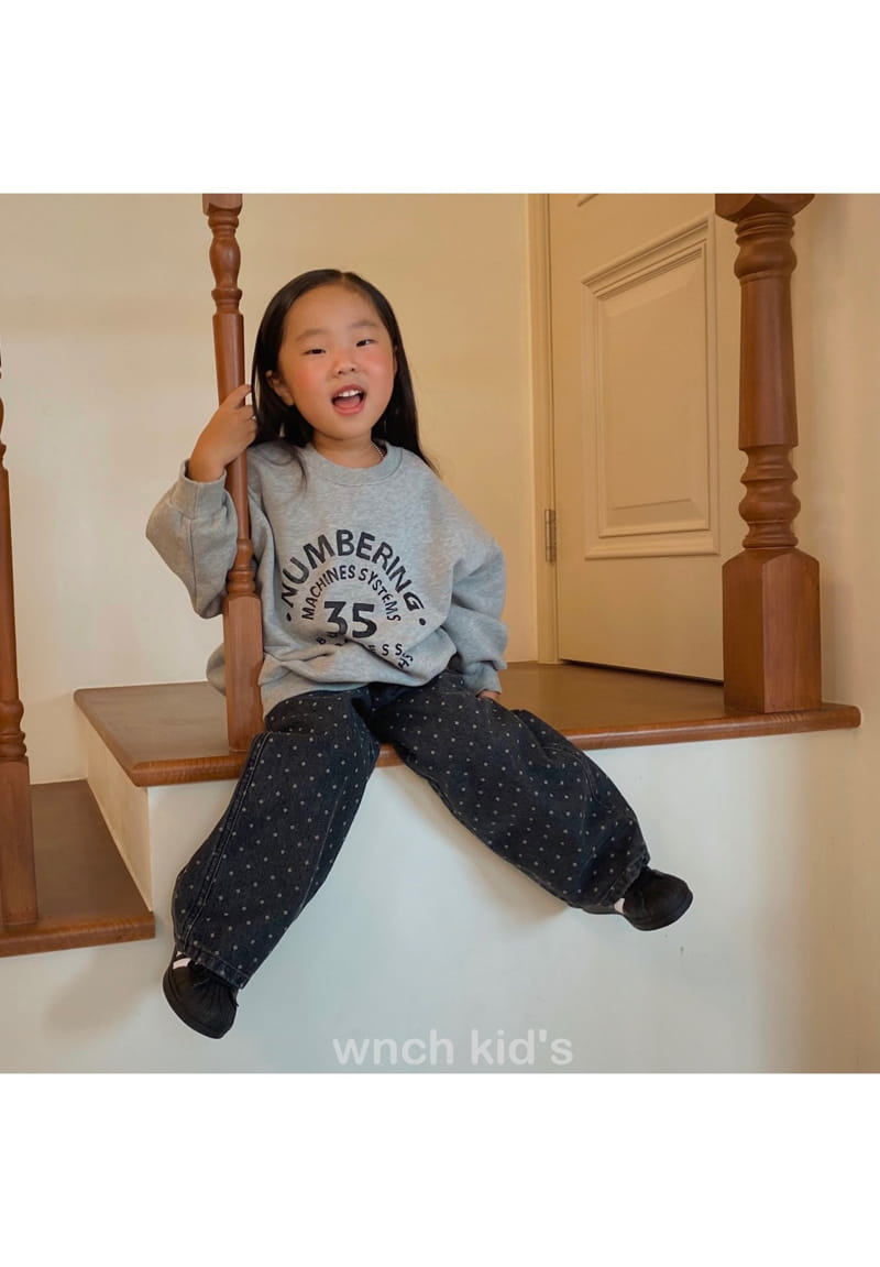 Wunch Kids - Korean Children Fashion - #kidsstore - Numbering Sweatshirt - 10