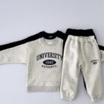 University Top Bottom Set Fleece