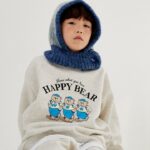 Happy Bear Fleece Top Bottom Set