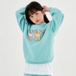 Hurray Bear Fleece Top Bottom Set