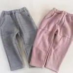 Pocket Fleece Loose Pants