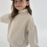 Turtleneck Piping Sweatshirt