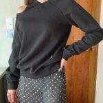 One Shoulder Sweatshirt