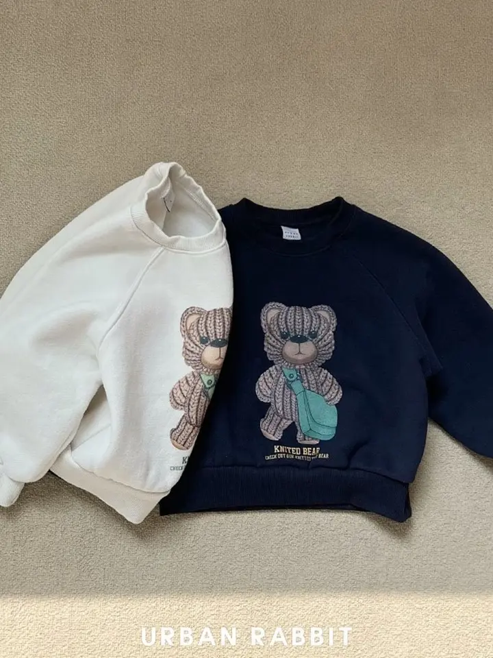 Knit Bear Sweatshirt