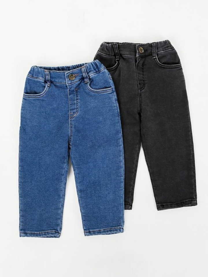 Striaght Fleece Jeans