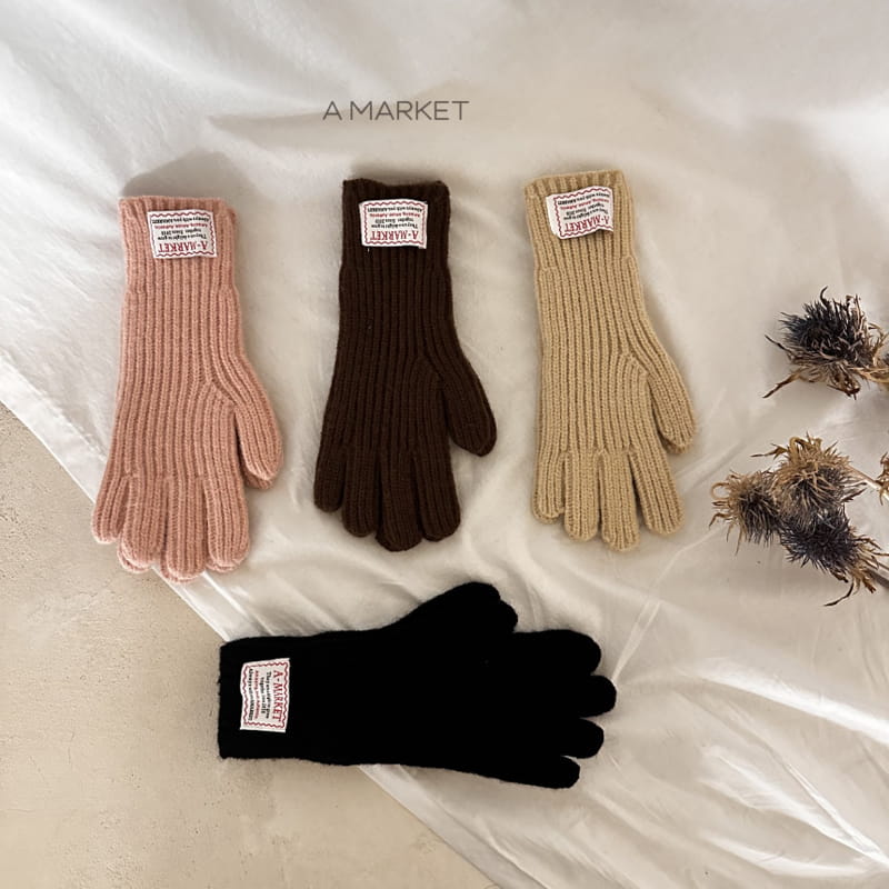 A-Market - Korean Children Fashion - #Kfashion4kids - Natural Long Gloves - 2