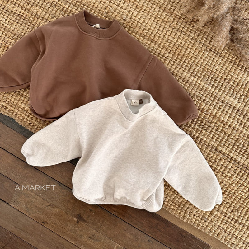 A-Market - Korean Children Fashion - #childofig - Turtleneck Piping Sweatshirt - 2