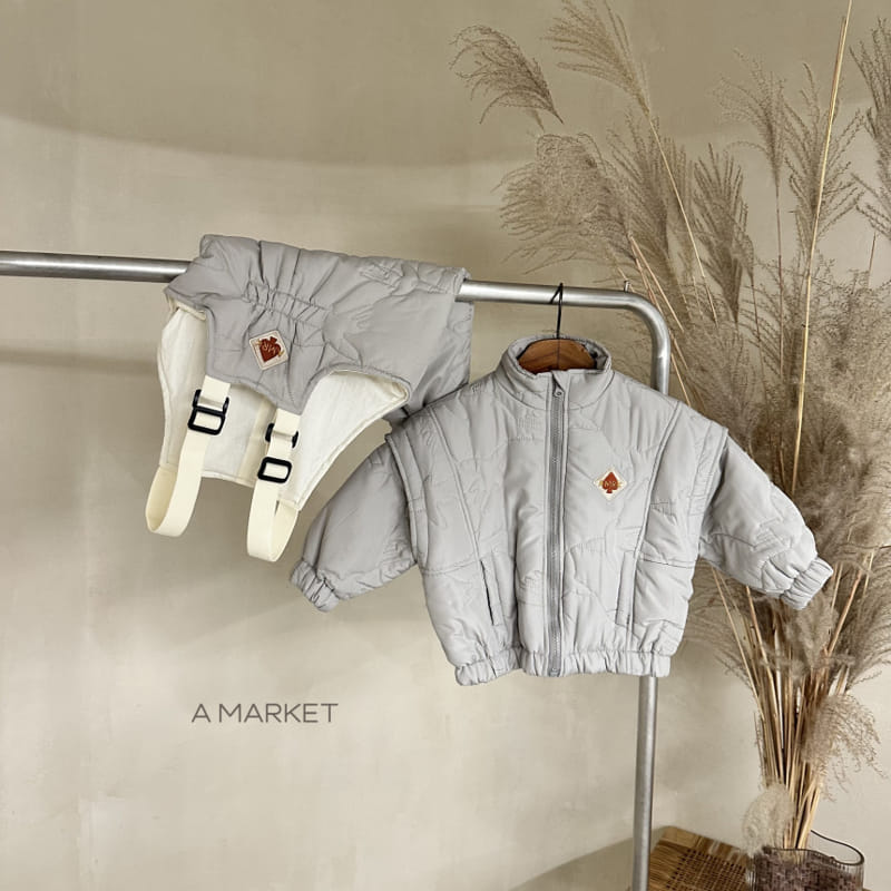 A-Market - Korean Children Fashion - #prettylittlegirls - Winter Camping Overalls - 4