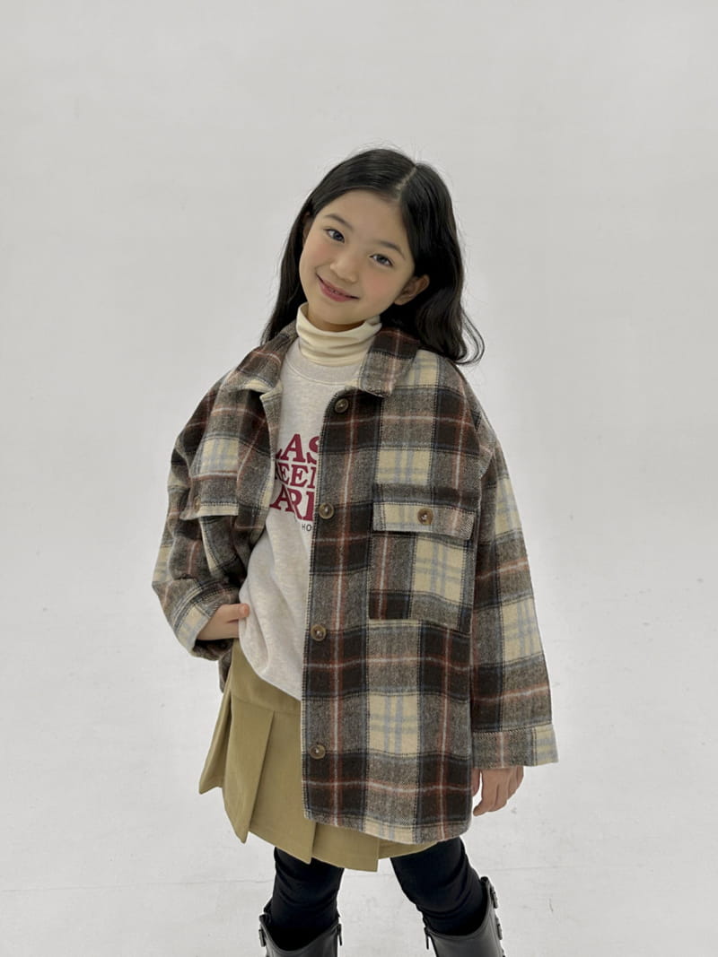 A-Market - Korean Children Fashion - #childofig - Twill Peach Wrinkle Skirt - 10