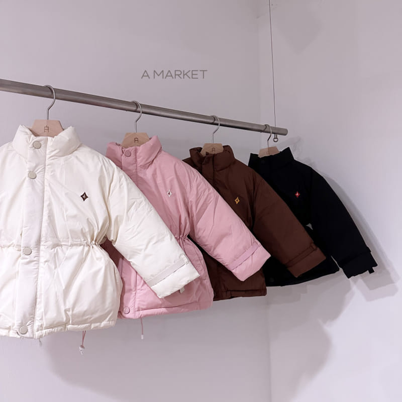 A-Market - Korean Children Fashion - #childrensboutique - Mochi Padding Jacket - 3