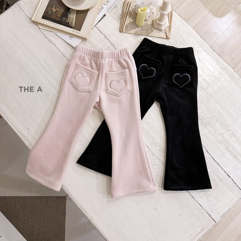 A-Market - Korean Children Fashion - #childrensboutique - Heart Velvet Pants