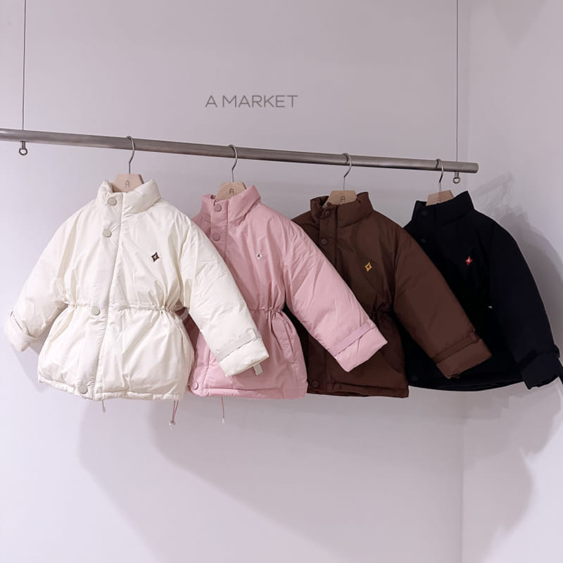 A-Market - Korean Children Fashion - #childrensboutique - Mochi Padding Jacket - 4