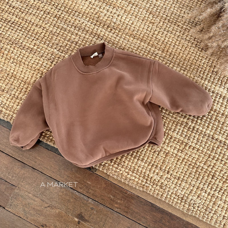 A-Market - Korean Children Fashion - #discoveringself - Turtleneck Piping Sweatshirt - 5