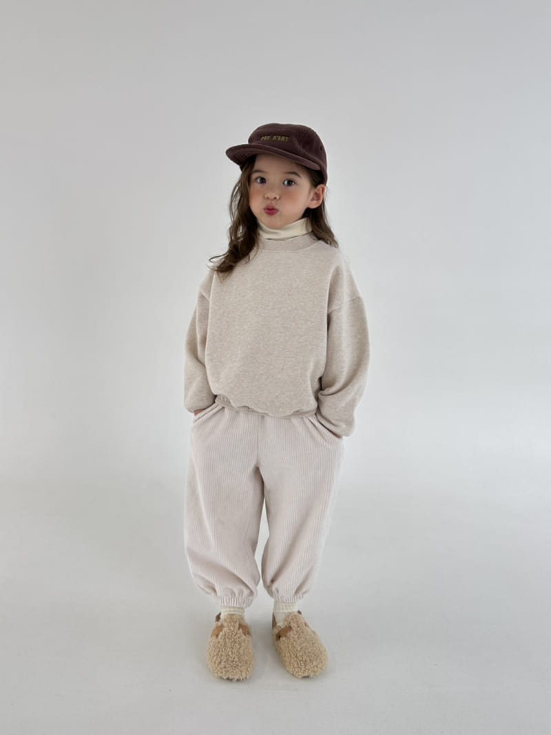 A-Market - Korean Children Fashion - #kidsshorts - Turtleneck Piping Sweatshirt - 7