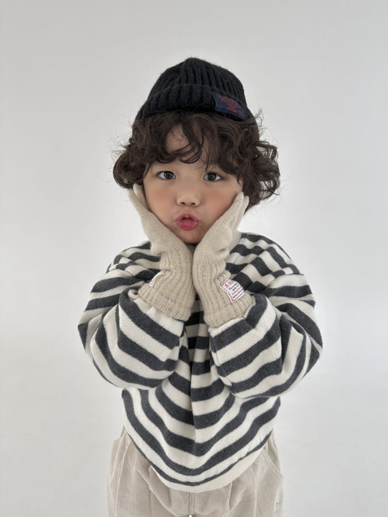 A-Market - Korean Children Fashion - #kidsshorts - Face To Face St SWEatshirt - 4