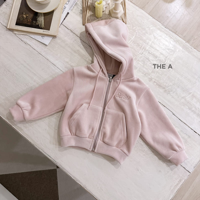 A-Market - Korean Children Fashion - #Kfashion4kids - Velvet Hoody Zip-up - 4