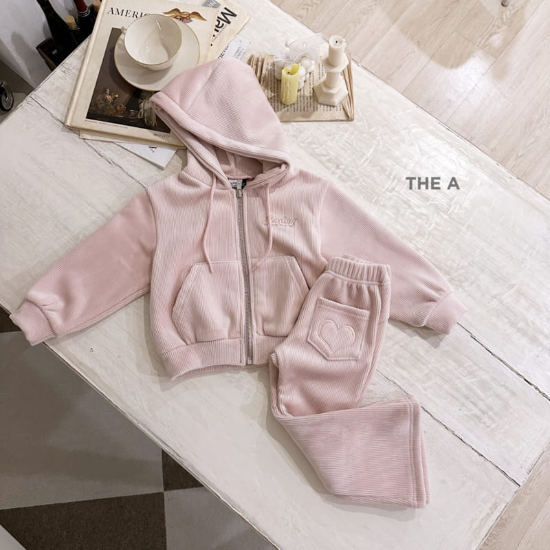 A-Market - Korean Children Fashion - #magicofchildhood - Velvet Hoody Zip-up - 5