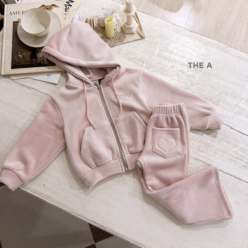 A-Market - Korean Children Fashion - #minifashionista - Velvet Hoody Zip-up - 6