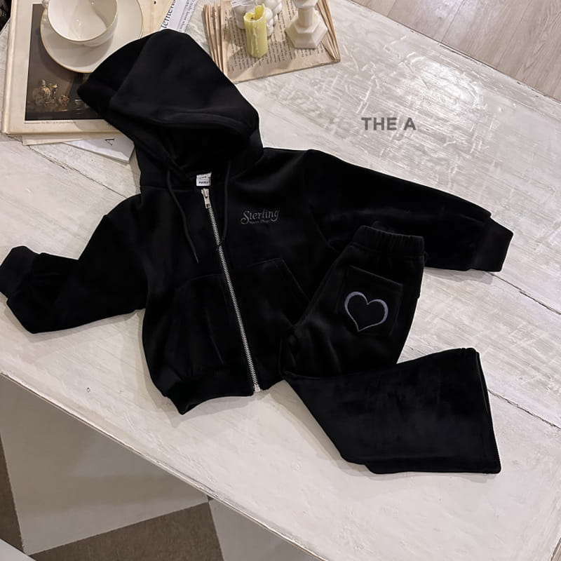 A-Market - Korean Children Fashion - #stylishchildhood - Velvet Hoody Zip-up - 10