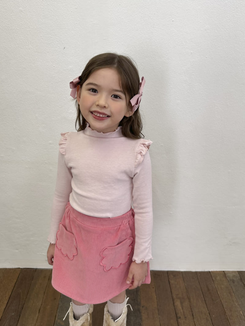 A-Market - Korean Children Fashion - #prettylittlegirls - Lomi Rib Skirt - 4