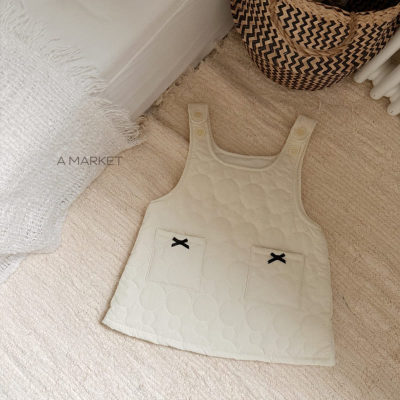 A-Market - Korean Children Fashion - #toddlerclothing - Embossing One-piece