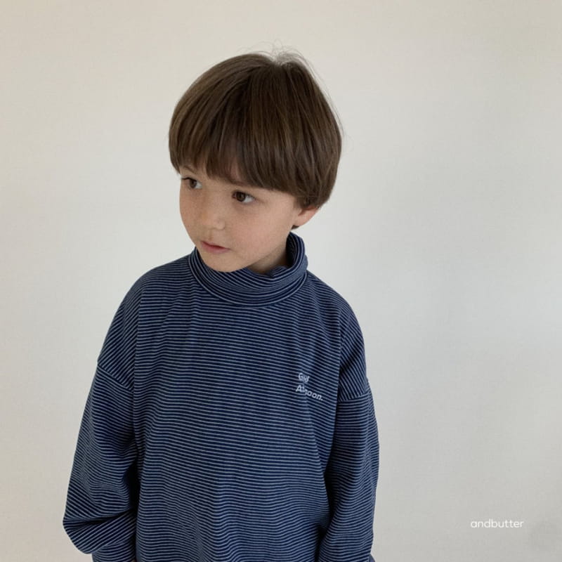 Andbutter - Korean Children Fashion - #Kfashion4kids - Cozy ST Turtleneck Tee - 6