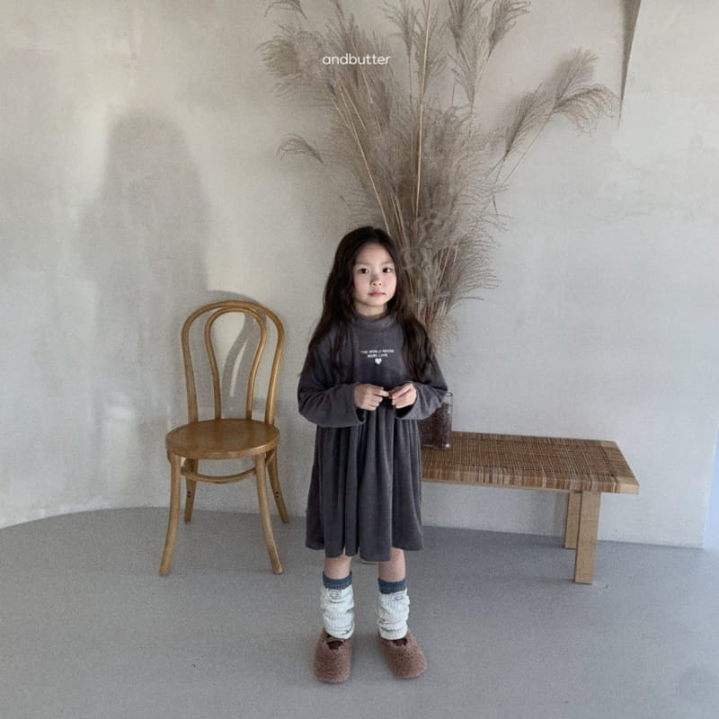 Andbutter - Korean Children Fashion - #childofig - Love One-piece - 2