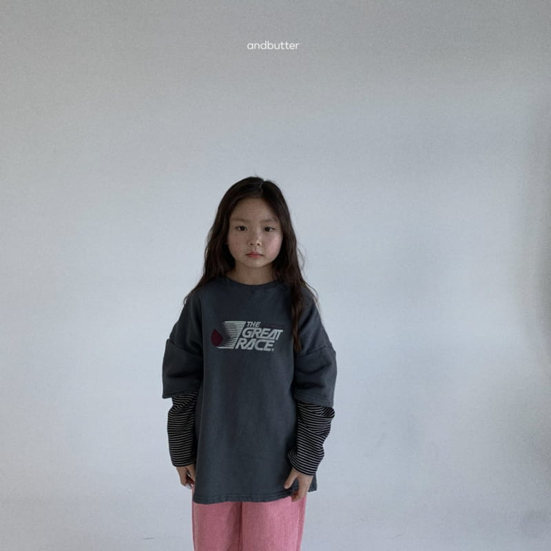 Andbutter - Korean Children Fashion - #childofig - Layered Sweatshirt - 10