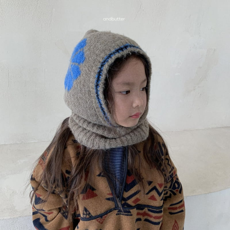 Andbutter - Korean Children Fashion - #childrensboutique - Clover Baraclava