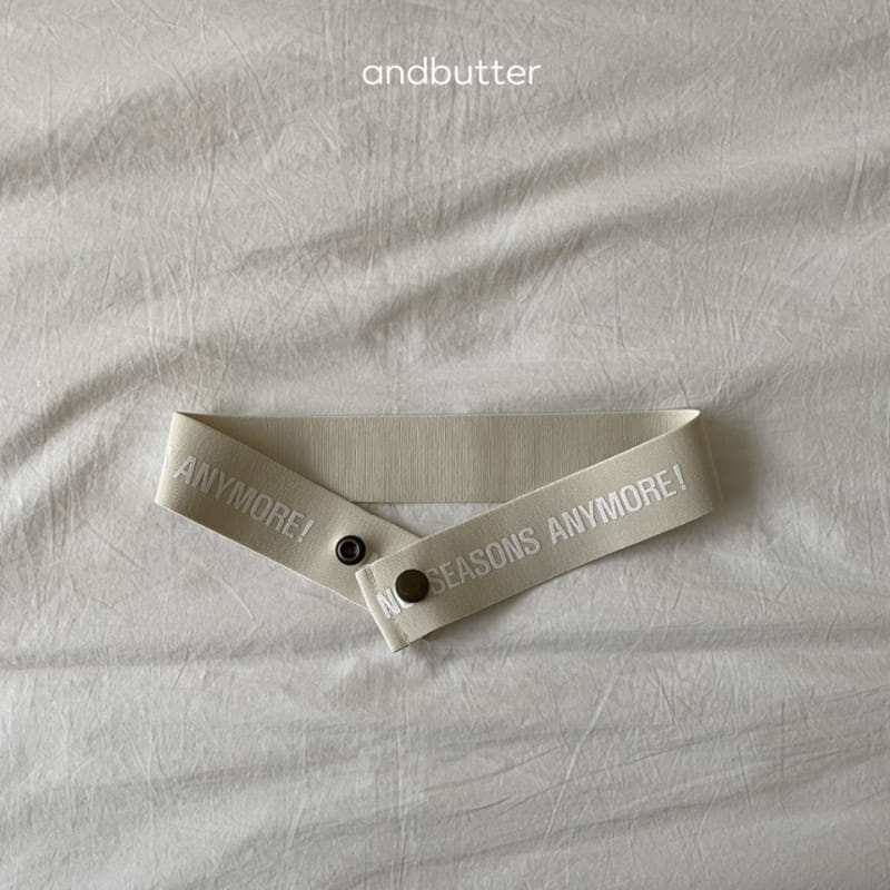 Andbutter - Korean Children Fashion - #designkidswear - Lettering Belt - 9