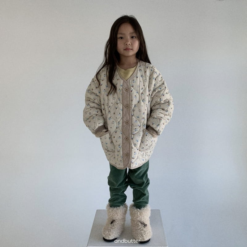 Andbutter - Korean Children Fashion - #designkidswear - Tea Tree Padding Jacket - 6