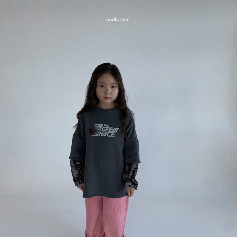 Andbutter - Korean Children Fashion - #designkidswear - Layered Sweatshirt - 12