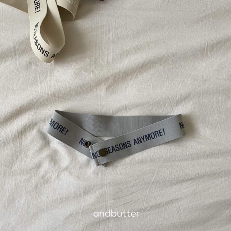 Andbutter - Korean Children Fashion - #discoveringself - Lettering Belt - 10