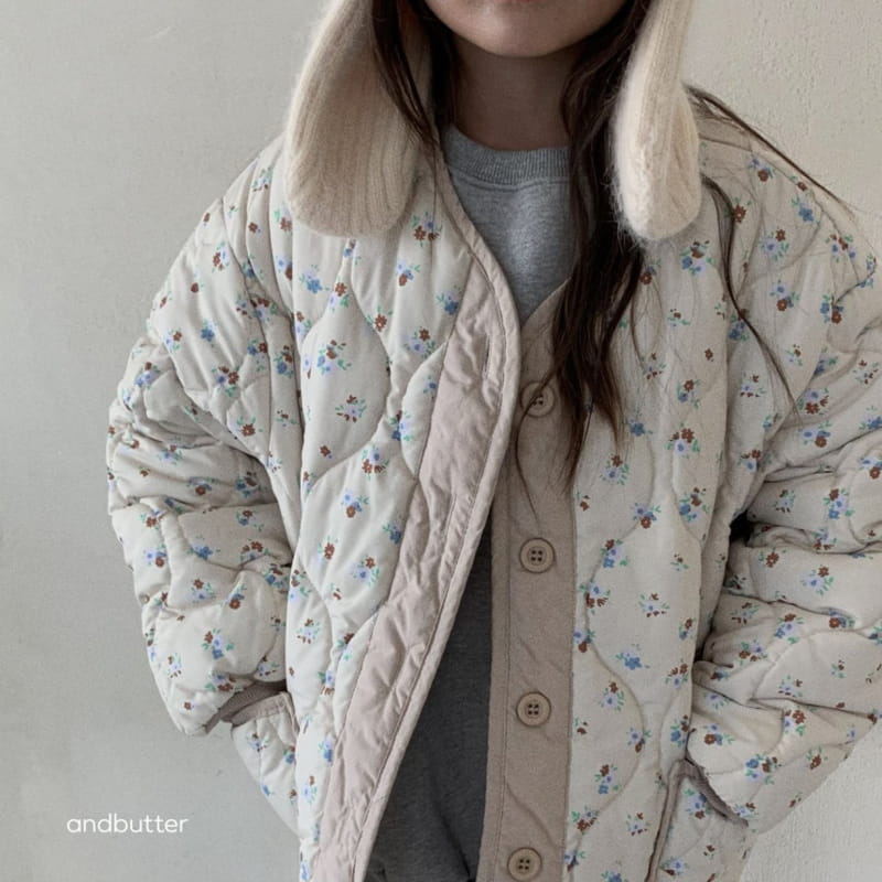 Andbutter - Korean Children Fashion - #discoveringself - Tea Tree Padding Jacket - 7